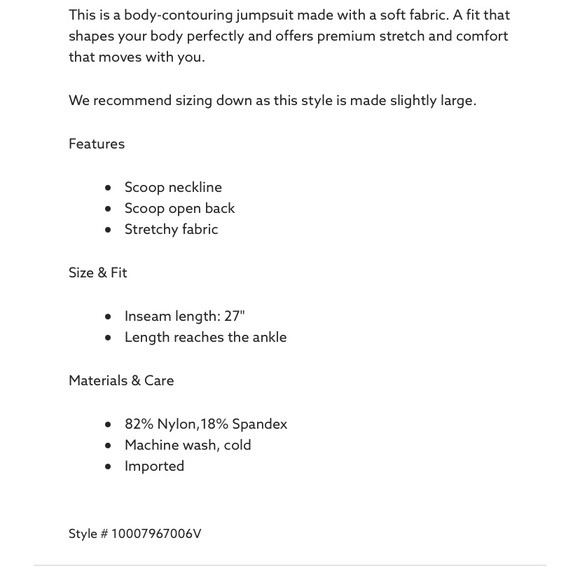 Dynamite Cami Active Jumpsuit - Picture 5 of 7